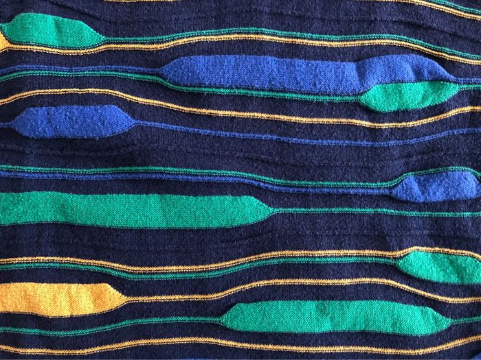MM4- Pull vintage imprimé multicolore en coton T unique (40-44) - photo numéro 8