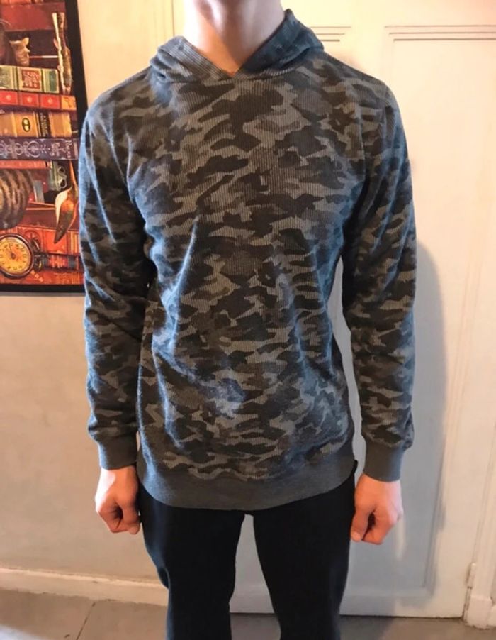 Sweat à capuche Marque LH neuf sans étiquette taille S - photo numéro 3