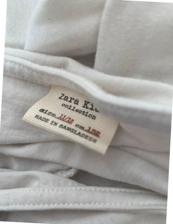 T-shirt zara t12 ans - photo numéro 2
