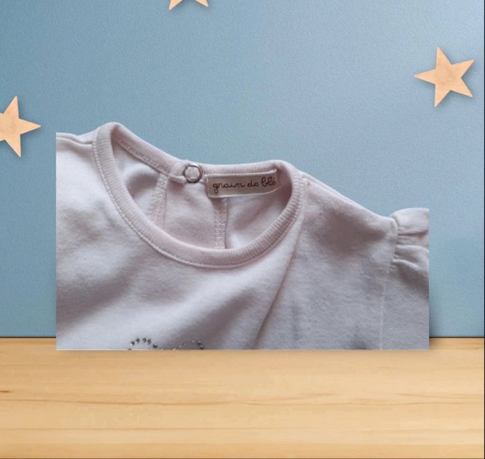 Tee-shirt fille 12 mois Grain de blé - photo numéro 4