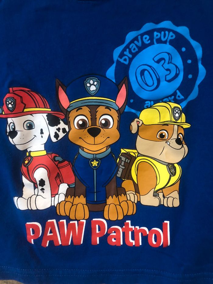 T-shirt 18 mois Pat patrouille Paw patrowl - photo numéro 2