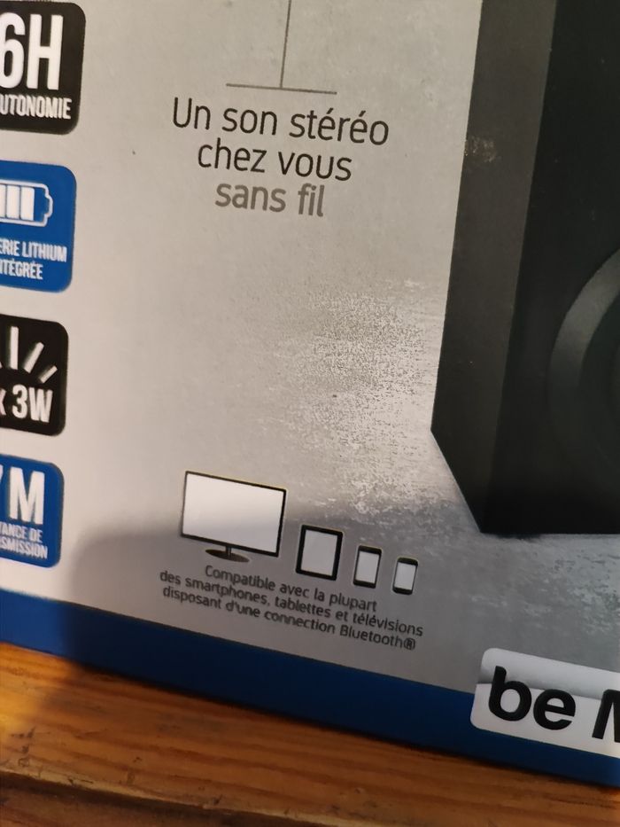Paire d'enceintes stéréos sans fil - photo numéro 3