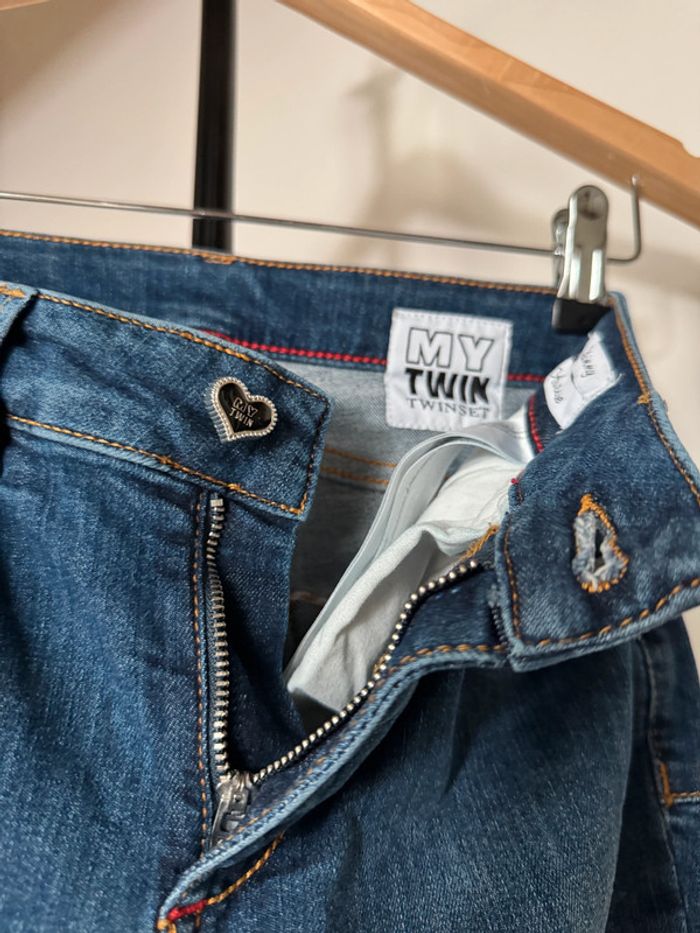 Pantalon en jean w25 Skinny Aurélie My twin Twinset - photo numéro 4