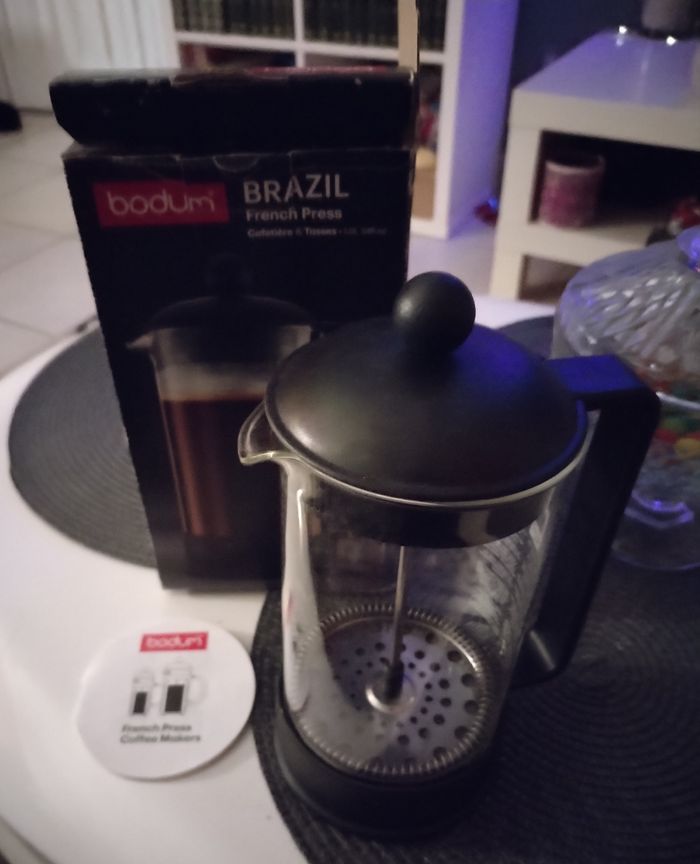 Cafetière à piston 8 tasses "Bodum Brazil" neuve
