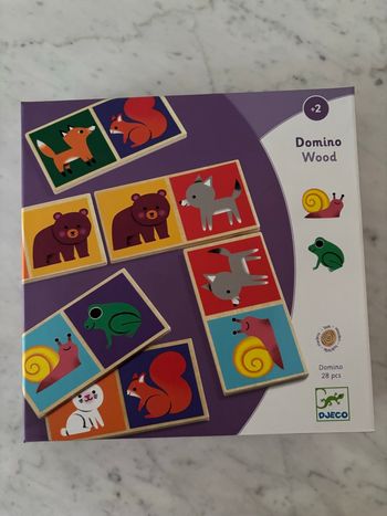 Jeu de domino en bois Domino Wood Djeco