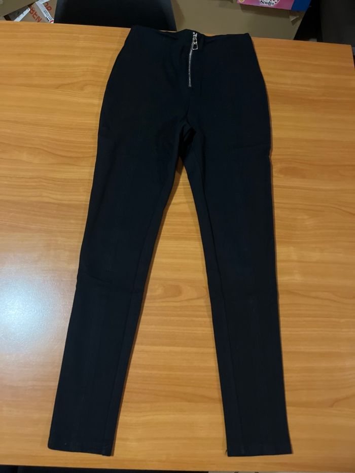 Pantalon legging noir – taille élastique