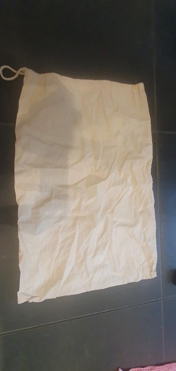 Sac polochon en lin/coton