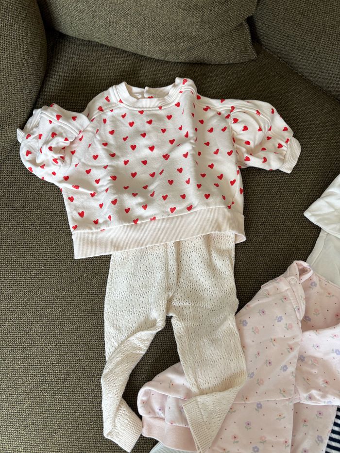 Lot vêtements bébé fille printemps été 12mois - photo numéro 7