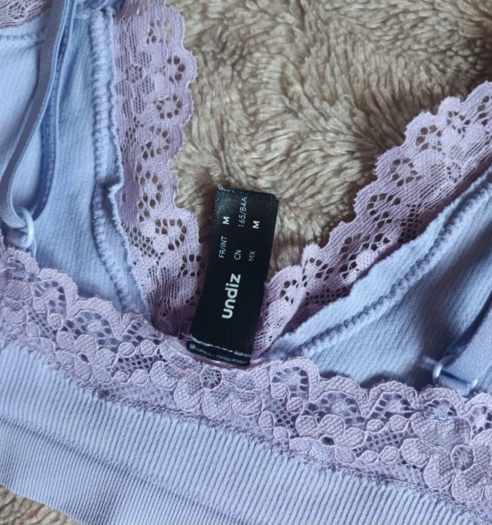 Brassière Femme Couleur Lilas avec de la Dentelle Undiz 💜🌾 - photo numéro 2