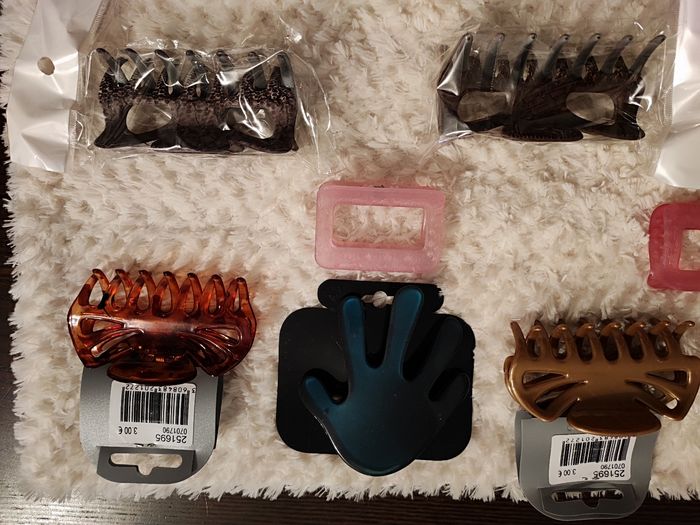 Lot de 14 pinces et barettes cheveux fille - photo numéro 3