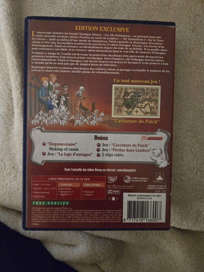 DVD les 101 Dalmatiens 2 - photo numéro 2