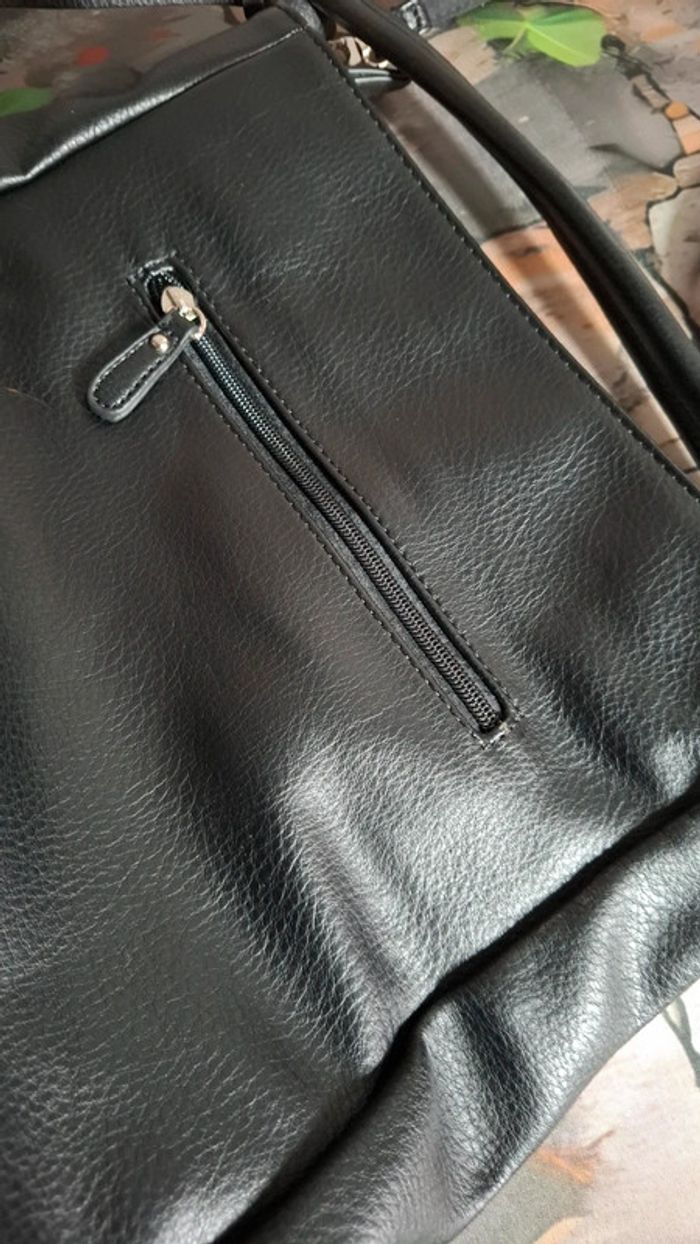 Sac à main bandoulière élégant noir David jones - photo numéro 9
