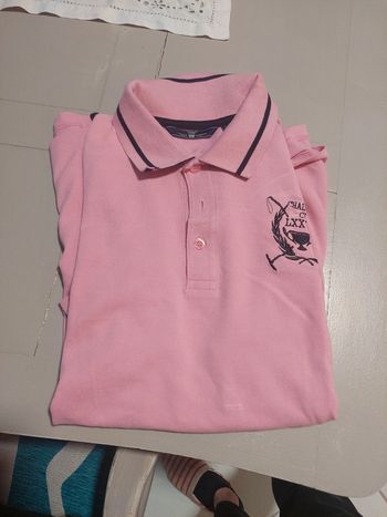 Magnifique polo Celio Rose Taille XL