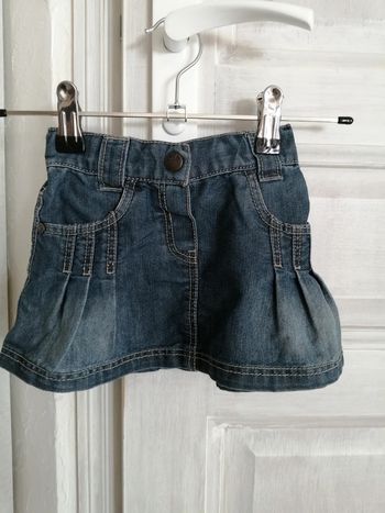 jupe en jean bébé obaibi