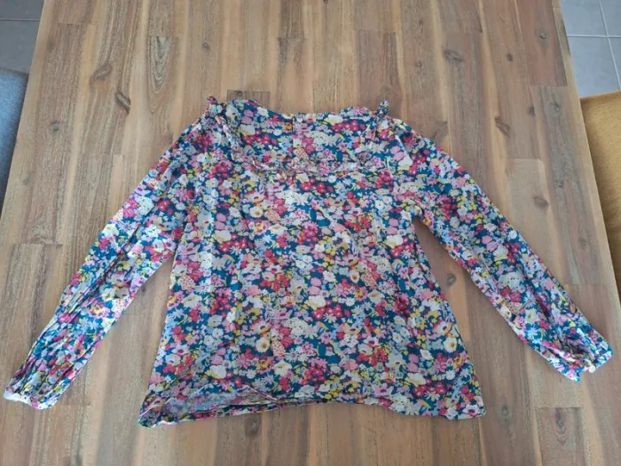 Blouse manches longues Jacadi liberty 10 ans - photo numéro 3