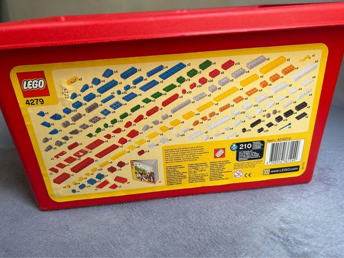 Caisse vide lego 4279 couleur rouge - photo numéro 5