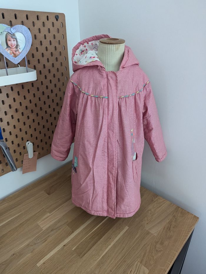 Manteau dpam rose 24 mois - photo numéro 3