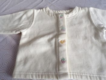 Gilet  manches longues 6 Mois