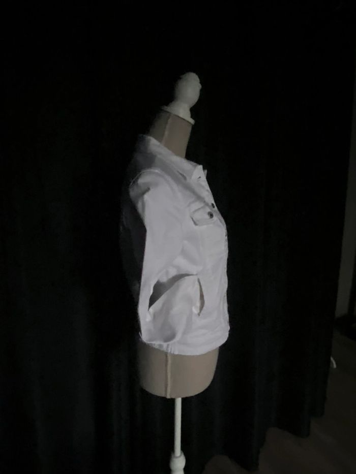 Veste blanche en jean Cache-Cache - photo numéro 4
