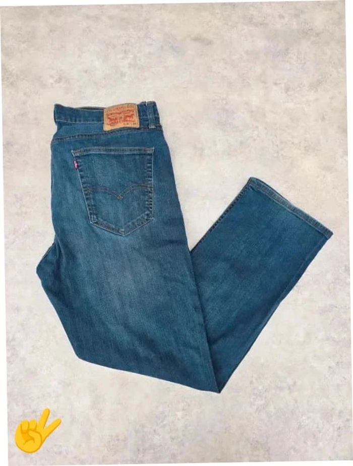 Jeans Levi's 514 W36 FR46 L29 coupe droite bleu Homme Men pan366b