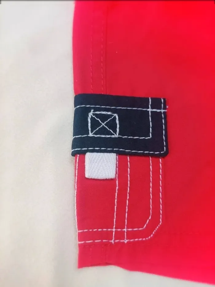 Short léger rouge garçon 6 mois - photo numéro 3