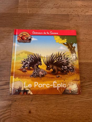Livre Altaya Le monde des animaux Sauvages Animaux de la savane Le porc-épic