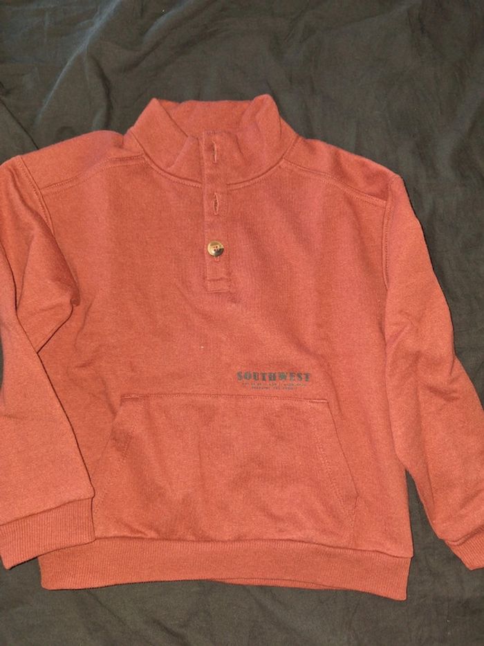 Pull orange kiabi