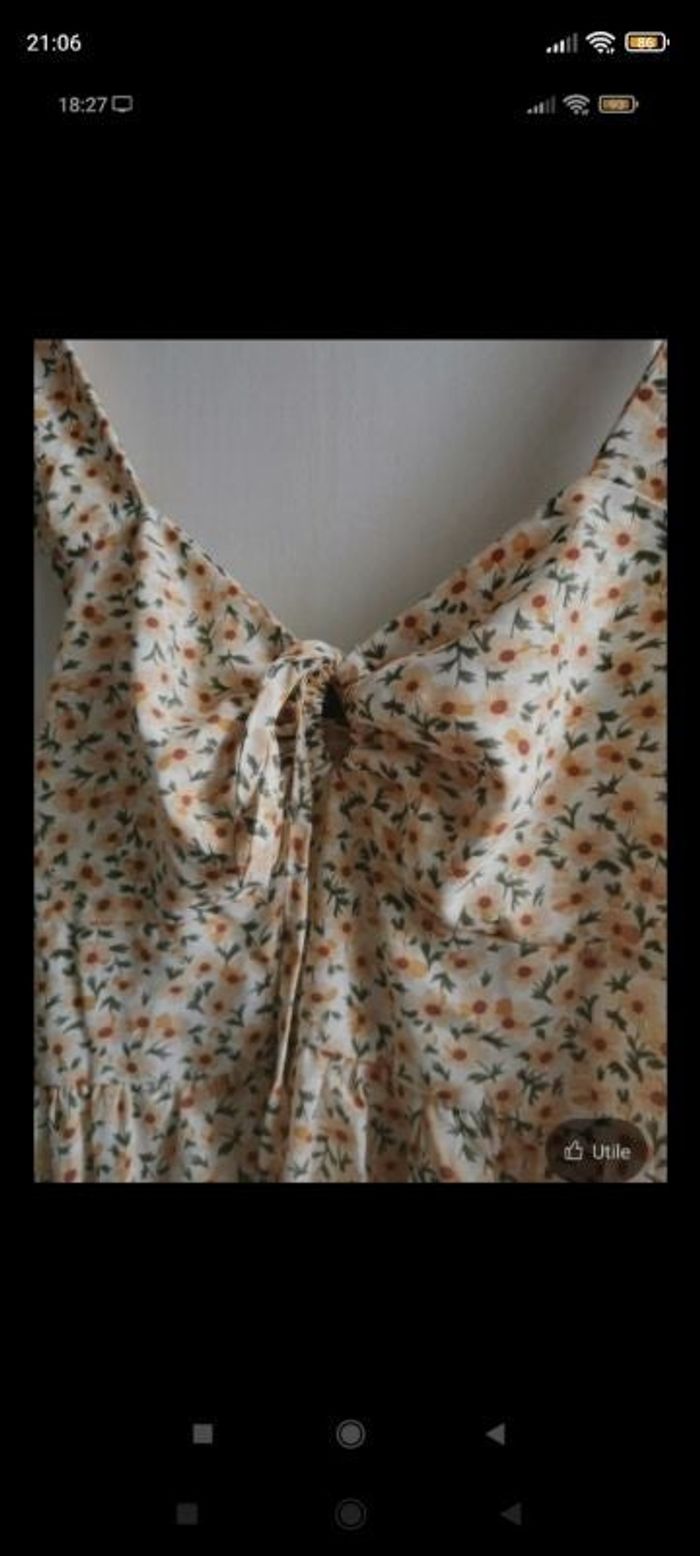 Robe fleurie
