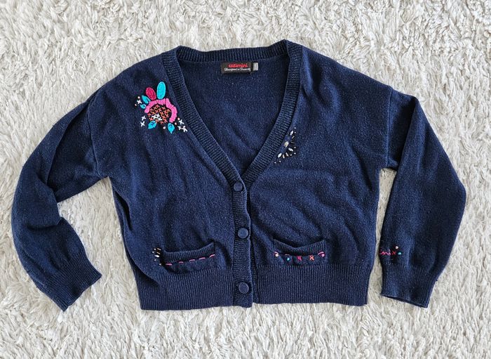 Gilet à perles 4 ans