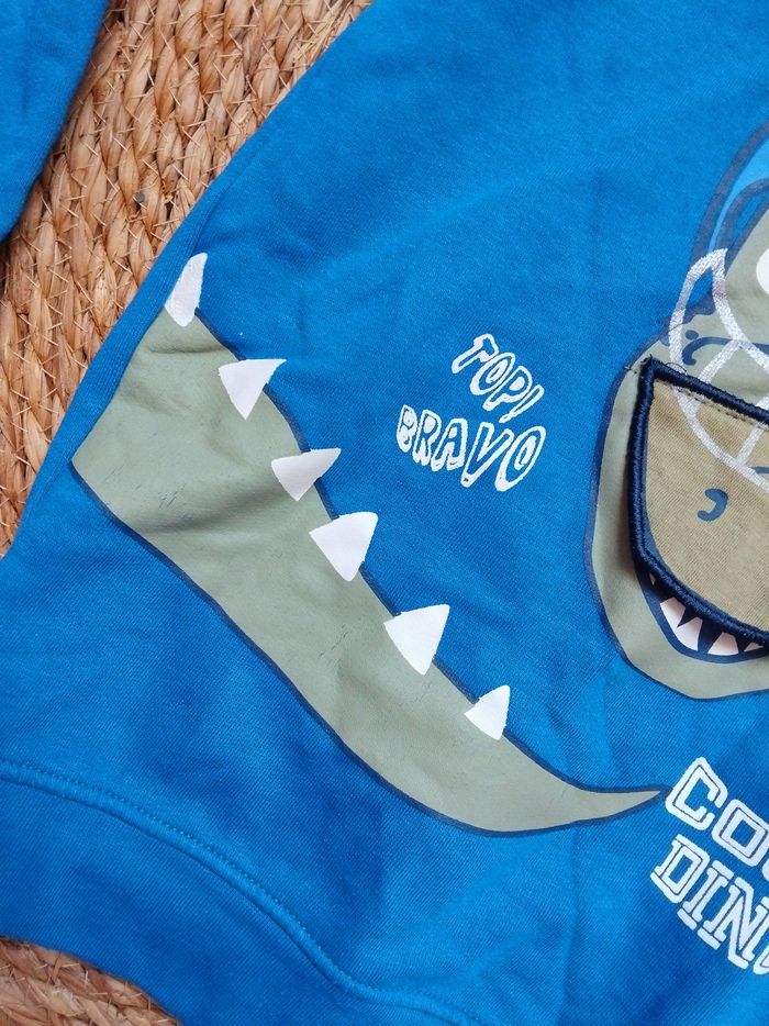 Sweat dinosaure,  tissaia,  8 ans - photo numéro 4