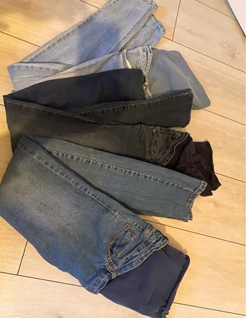 3 Jeans pantalons de grossesse