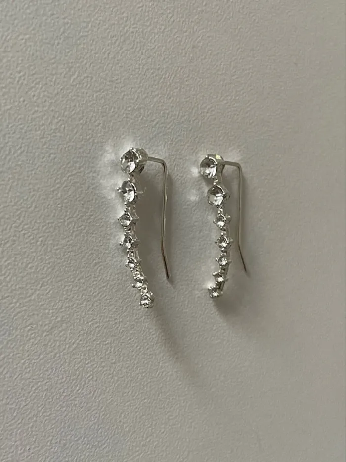 Boucle d’oreille fantaisie grimpante du groupe MaxMara sans logo sans étiquette - photo numéro 3