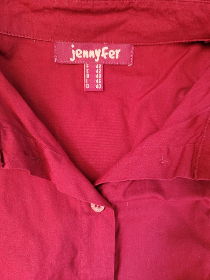 Chemise rouge bordeaux Jennyfer taille 42 - photo numéro 3