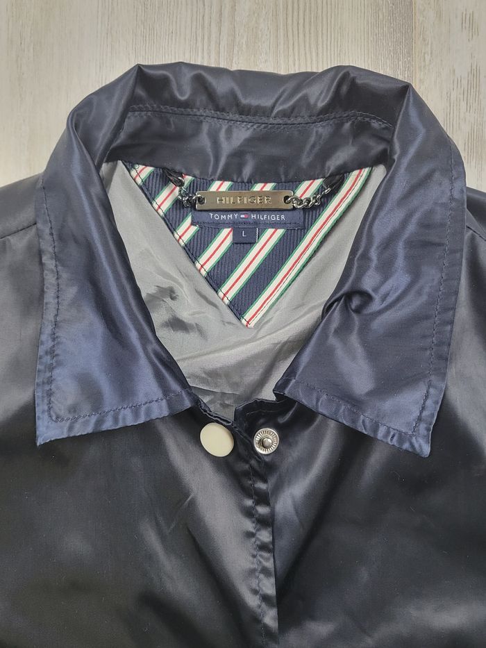 Veste Tommy Hilfiger varsity college vintage Y2K – logo brodé dos - photo numéro 4