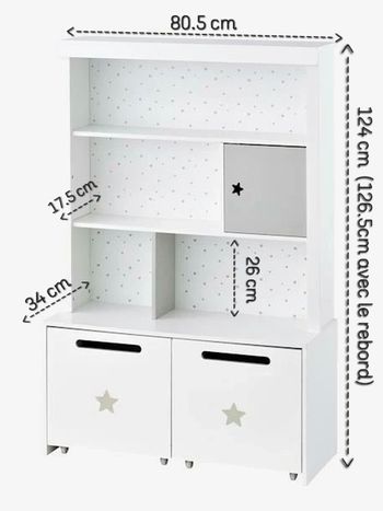 Bibliotheque rangement enfant