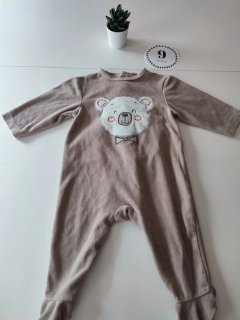 Pyjama velours Tex Baby – 9 mois