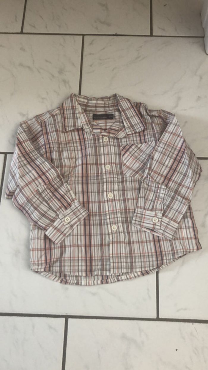 Chemise à carreaux
