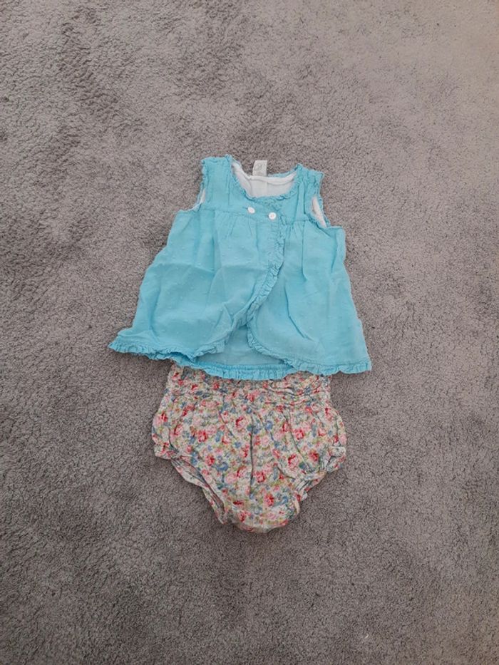 Ensemble bleu 9 mois
