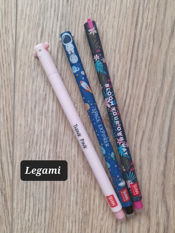 Stylos Legami Cochon Astronaute Fleur