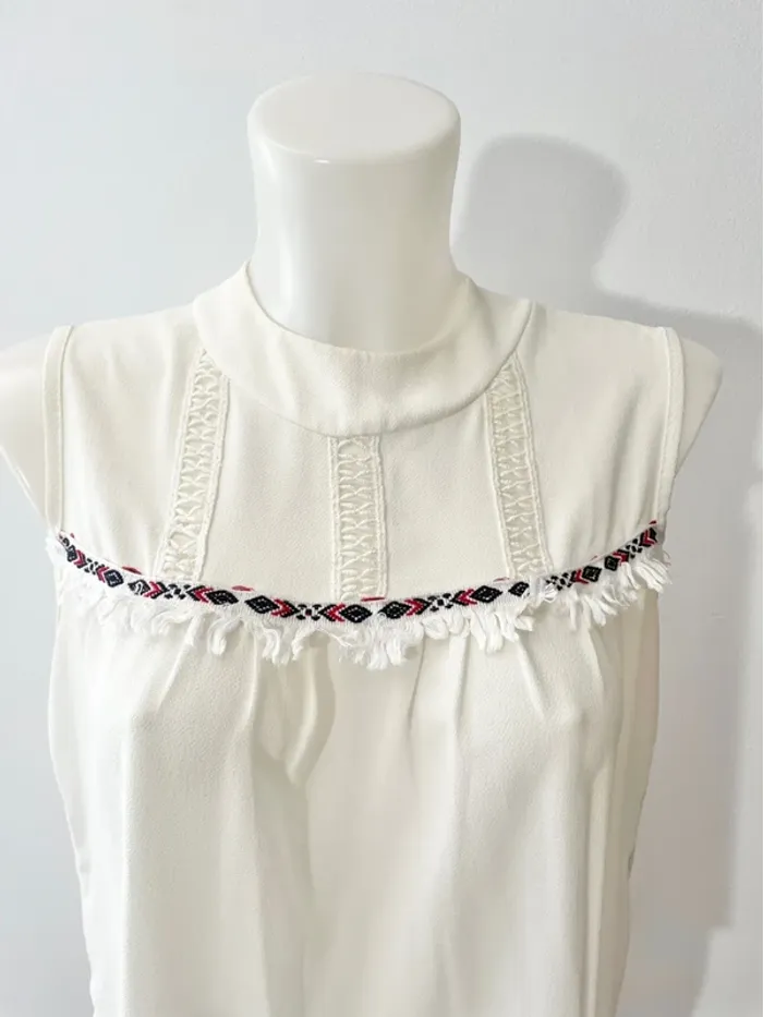 Blouse crème - photo numéro 3