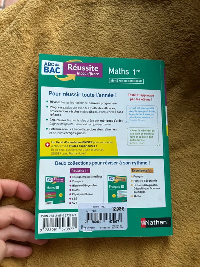 Livre spécialité maths bac - photo numéro 2