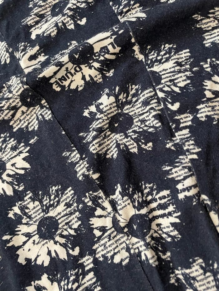 Robe été coton bleu marine Myrine taille M - photo numéro 4