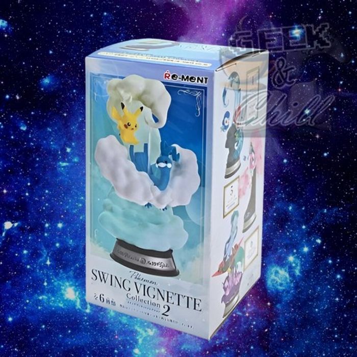 Figurine Re-Ment Pokémon - Swing Vignette 2 - Pikachu et Altaria - photo numéro 2