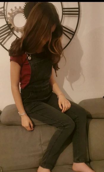 Salopette jean noir Exellent etat