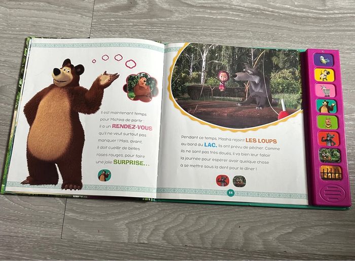 Livre sonore masha michka - photo numéro 6