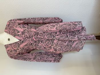 🌸 Robe cachemire à liserés pailletés – Maje – Neuve avec étiquette – Taille 34 🌸