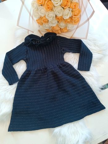 Robe fil doré bébé fille