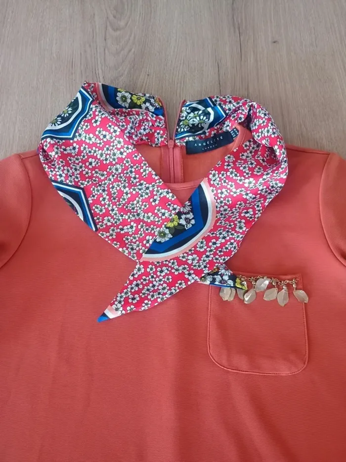 haut avec foulard intégré S - photo numéro 4