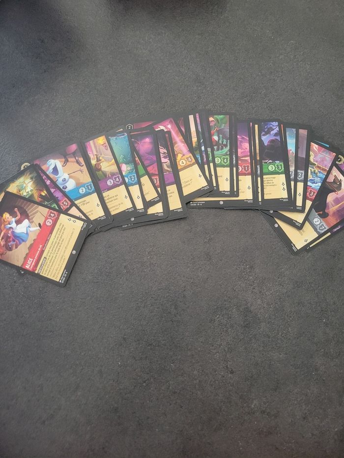 Lot 44 cartes Lorcana chapitre 8