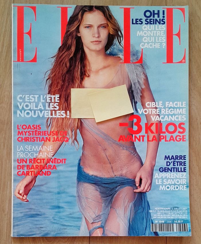 Magazine Elle n°2896 juillet 2001